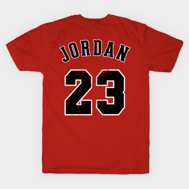 Michael Jordan 23 retro practice jersey distressed Jordan TShirt